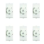 Anchor by Panasonic 65301 Penta Modular 1M 100 W Polycarbonate Tiny Step Regulator (White, Pack of 6)