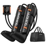 QUINEAR Leg Recovery System | Air Compression Boots for Legs and Feet, Cordless Leg Massager with Sequential Compression, 12 Intensities & 3 Modes, Fast Recovery Therapy for Athletes, Circulation Booster for Men Women (Large)
