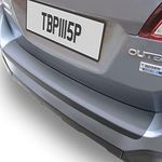 Travall Protector Compatible with Subaru Outback BS 2014-2019 TBP1115P - Vehicle-Specific Black Smooth Plastic Moulded Rear Bumper Protector