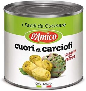 LATTINA CUORI DI CARCIOFI AL NATURALE D'AMICO 2,5 KG FOOD SERVICE LESSATI