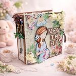 Lavys Creations Lavy'S Creations Handmade Scrapbook - Mom To Be Scrapbook- Pregnancy Journal Album