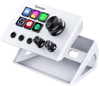Streonor S6 Mini Stream Controller, 6-Key LCD Control Deck, White