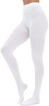 HeyUU Womens Tights 80D Semi Opaque Solid Color Pantyhose Soft and Elastic