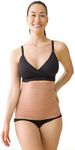 Ingrid & Isabel Basics Afterband - Postpartum Belly Band and Post Surgery Compression Abdominal Support Band - Mocha (M/L)