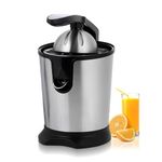 MEKOTRIN Electric Citrus Juicer Quiet, Efficient Stainless Steel Orange Juicer Machine. Good for Lemon Juice, Ideal for Small Kitchens, Dorms RVs.