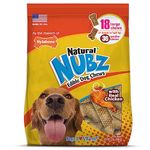 Nylabone Nubz Natural Dog Chews, Treats for Large Dogs, 18 Count