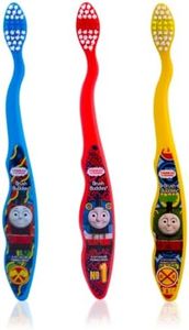 Thomas the Train & Friends Soft Toothbrushes 3 Pack Brush Buddies (Blue, Yellow, Red)