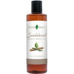 Sandalwood Massage Oil for Body Massage, Made with Jojoba, Sweet Almond Oil for Skin, Vitamin E, and Pure Sandalwood Essential Oil, Body Oil Huile De Massage