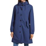 YFFUSHI Women Waterproof Long Sleeves Jacket Ladies Windproof Lightweight Trench Raincoat