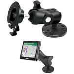 GPS Dash Mount, Drill-Down Dual-Ball Dashboard Bracket Holder for Garmin Nuvi 2577LT 42LM 44 52LM 54 55LMT 56 2457 2497 GPS (4.5'' Length)