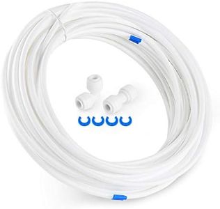 Kit de Connexion de Tuyau de Réfrigérateur,ilauke 15M Tuyau D'alimentation en Eau Universel/Connecteurs de Réfrigérateur,6,35 mm Tube de Filtre Double Porte de Style Européen(Raccords+Tuyau) 1/4"