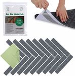 Ledgebay Rug Pad Grippers for Area Rugs Pack of 17 Reusable, No Skid, Washable, Anti-Slip Pads, Rug Gripper for Hardwood Floors and Tile with Double-Sided, Self Adhesive Rug Tape to Keep Rugs Flat