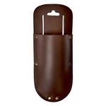 Hide & Drink, Thick Leather Holster for Pruning Shears w/Belt Loop Garden Scissors Sheath, Folding Saw, Construction & Utility Tools Pouch, Handmade Includes 101 Year Warranty :: Bourbon Brown