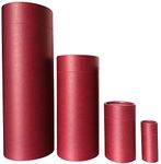 Scatter Tube Ashes Urn Plain Burgundy Colour Adult Large Medium Small Pet (Keepsake)