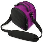 VanGoddy Laurel Carrying Bag for Nikon Coolpix L830 Digital SLR Camera (Purple)