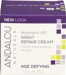 Andalou Naturals Night Crm Repair Resvrtrl Q1 by Andalou Naturals