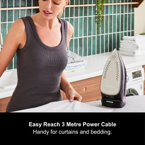 Morphy Richards Turbosteam Iron – Powerful Steam, Purple