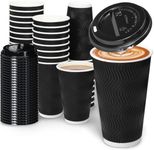 BYSNOW 16oz Coffee Cups with Lids, 