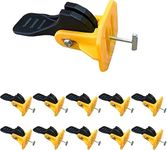 CATSON 50 PCS Tile Leveling System Kit Tile Leveling Clip for Floor Wall Tiles Reusable T-Type Tile Levelling Tools multicolour