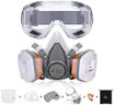 AirGearPro G-500 Reusable Respirator Mask with A1P2 Filters | Anti-Dust Mask Ideal for Painting, Woodworking, Construction, Sanding, Spraying, Chemicals, DIY etc