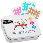 Moskinto Patch, Instant itch relief from Mosquito Bites, ticks, sandflies, Midges. Reduces swelling and is child friendly. Chemical free. 42 Patch family pack.