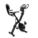 Fitkit FK700 Magnetic Upright Fitness X-Bike with Back Support with Free 3 Month Diet and Fitness Plan by certified Dietitian, Personal Trainer, Doctor Consultation and Free Installation at Home