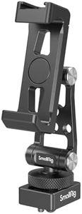 SmallRig Phone Support for DJI Stabilizers, Free Adjustment Phone Mount Adapter with 1/4"-20 Threaded Hole and Cold Shoe for DJI RS 3 / RS 3 Pro/RS 3 Mini/RS 2 / RS C2 / R S/R SC, Tripod - 4301