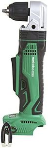 Metabo HPT Right Angle Drill, 18V Cordless, Tool Only - No Battery, 3/8-Inch Keyless Chuck, LED Light, Side Handle (DN18DSLQ4)