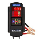 Midtronics - 12V Automotive Battery Diagnostic Tool, PBT-100-200-850 CCA Battery Load Tester Cranking and Charging System - Conductance Testing - Service Diagnostics, Preventative Maintenance