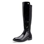 Aerosoles Women's Trapani Knee High Boot, Black Patent, 12