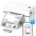 MUNBYN Bluetooth Thermal Label Printer, 4x6 Thermal Shipping Label Printer for Shipping Packages