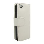 C&E iPhone 5 Executive Flat Back Book Case, Non-Retail Packaging, White (CNE94861)