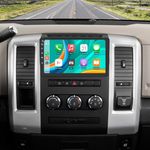 Car Radio Stereo Android 13 for Dodge Ram 1500 Jeep Wrangler JK Gand Cherokee with Wireless CarPlay Android Auto