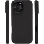 Totem Silicone MagRing Case for iPhone 16 Pro Back Cover Case | 10 ft Drop Protection | Micro Fiber Lining | (Silicone | Black)