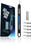 VViViD Precision Gliding Craft Hobby Knife, Retractable, Safety Locking, 5 Replacement Blades