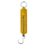 Jazooli Hanging Weight Scale - Commercial, Luggage Scale, Suitcase Weighing Scales with Metric and Imperial Measurements -Heavy Duty Design Camping & Travel Essentials 50 KG