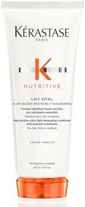 Kérastase Nutritive, High Nutrition Ultra-Light Conditioner for Fine to Medium Dry Hair with Niacinamide, Detangling, Suitable as a Leave-In Conditioning Treatment, Lait Vital, 200 ml