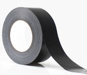 HULPPRE Black Heavy Duty Duct Tape, 2 in x 22 Yards, Strong Adhesive and Water-Resistant, Tear by Hand,No Residue,Bulk Value for Repairs,Industrial Tape for Indoor and Outdoor