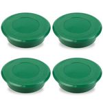 LLMSIX 4PCS Golf Cup Covers, Plastic Golf Hole Cover Golf Practice Training Aids Golf Hole Cutter Putting Green for Outdoor Sports Lawn Garden Backyard Playground (Green)