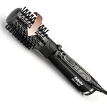 BaByliss Big Hair Rotating Hair Dryer Brush - Dry and Style in One Step, 2 Speeds & Alternating Directions, Ionic Frizz-Control, 50mm Barrel, Black, 2885U