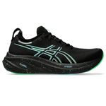 ASICS Men's Gel-Nimbus 26 Running Shoes, 10, Black/Soothing SEA