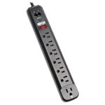Tripp Lite 7 Outlet (6 Right Angle 1 Transformer) Surge Protector Power Strip, 6ft Cord, Tel/Modem, & $50K INSURANCE (TLP76RBTEL)