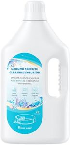 Nukisa 2.5L Floor Cleaning Solution Compatible with Roborock/Eufy/iRobot/Ecovacs/Dreame/Shark, Fragrance Deodorization, Deep Cleans for Multiple Hard Floors (2.5 Liter, 【Fresh Ocean】)