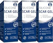 100% Silicone Scar Gel 3-Pack – 3 x