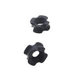 Southland Archery Supply SAS Aluminum Peep Sight for Archery Compound Bow - 2/Pack (Black, 1/4 in)