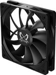 Scythe Kaze Flex II 120 PWN - 1200 RPM, 120mm x 25mm Air Flow Optimized Quiet Operating Computer Case Fan, Fluid Dynamic Bearing, 4-Pin Connector, Single Pack, Black