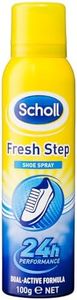 Scholl Fresh Step Shoe Spray Advanced Odor-Fighting Formula for All-Day Shoe Freshness, 100gm