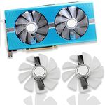 Dotodo 95MM None Cable CF1015H12D/FDC10U12S9-C Graphic Card Cooles Fan for Sapphire NITRO RX 580 RX 570 RX 480 VGA Video Card Cooling (Fan-White 2 PCS)