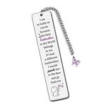 Godmother Bookmarks Mothers Day Gift Bookmarker Appreciate Birthday Present Women Retirement Appreciate The Best Godmother in The World Family Love Keepsakes Christmas Thanksgiving Book Accessory