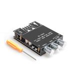 DAMGOO 100W+100W Amplifier Board with Treble and Bass Control, DC 9-24V, Bluetooth and AUX Inputs, 2.0 Channel Stereo AMP Board for DIY Wireless Speakers (1002T)